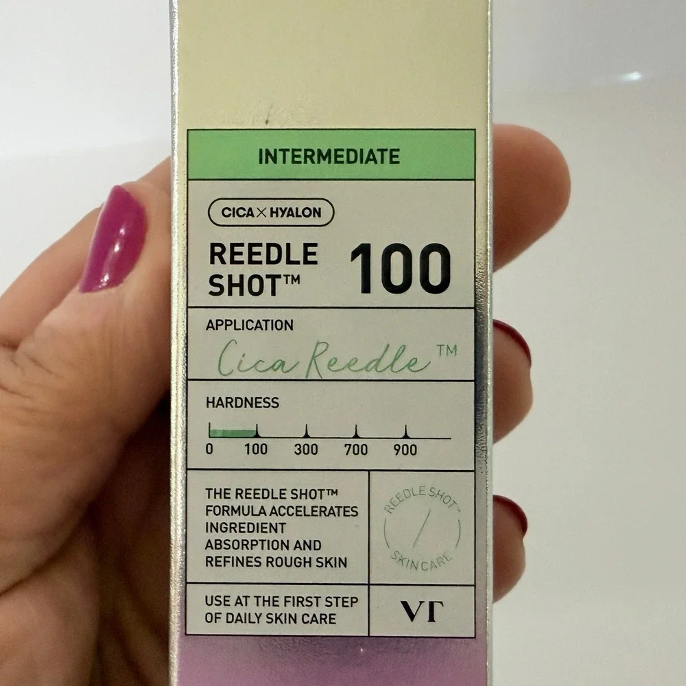 VT Cosmetics Reedle Shot 100 Cica Hyalon Essence Skin Booster 30mL New